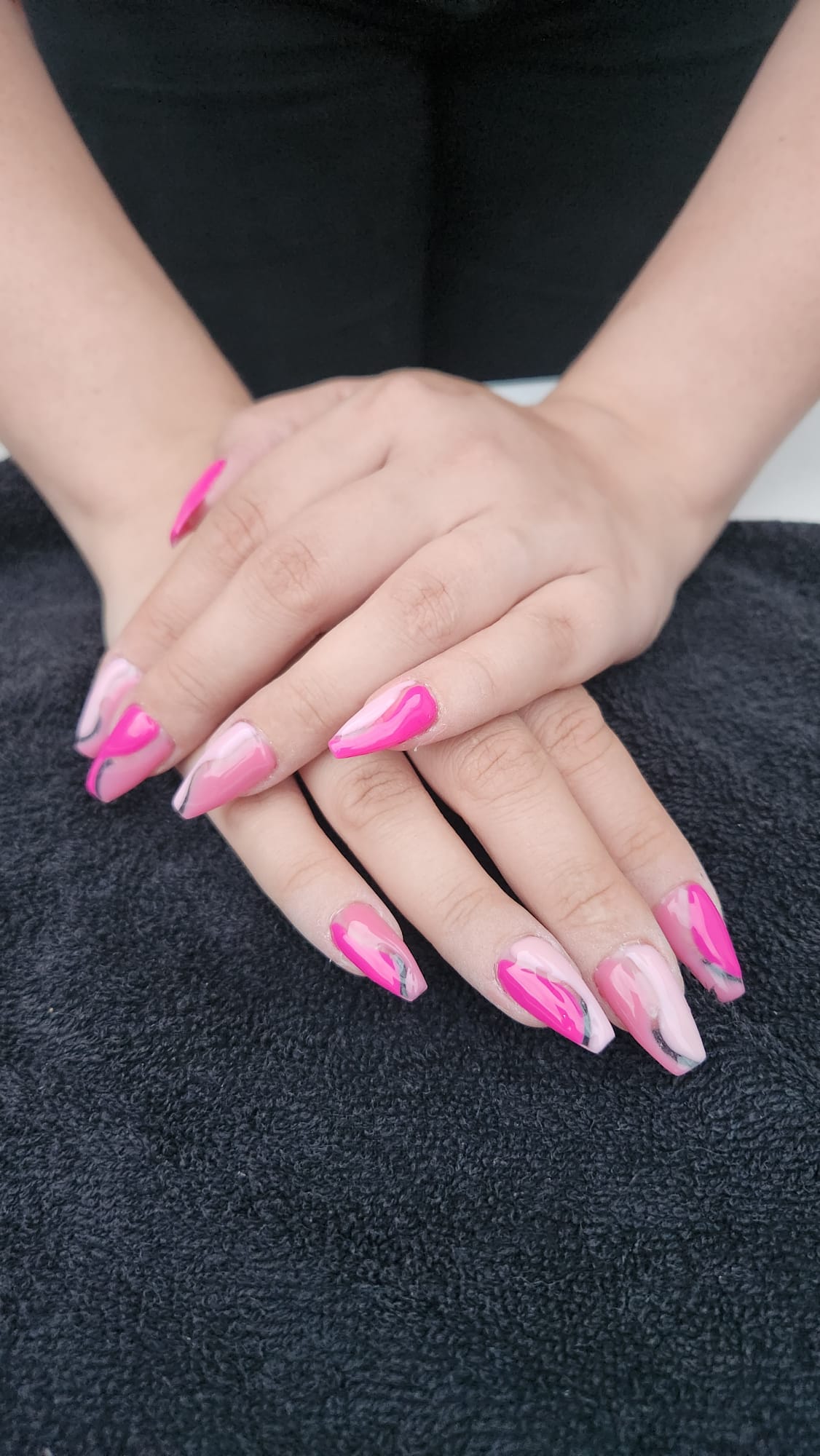 Acryl set + Nailart Afspraak
